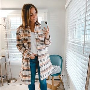 NWOT plaid shacket size S universal thread